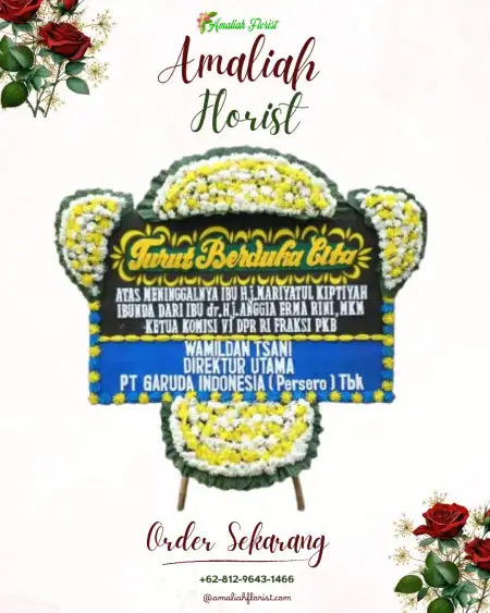 Papan Bunga Duka rangkas bitung